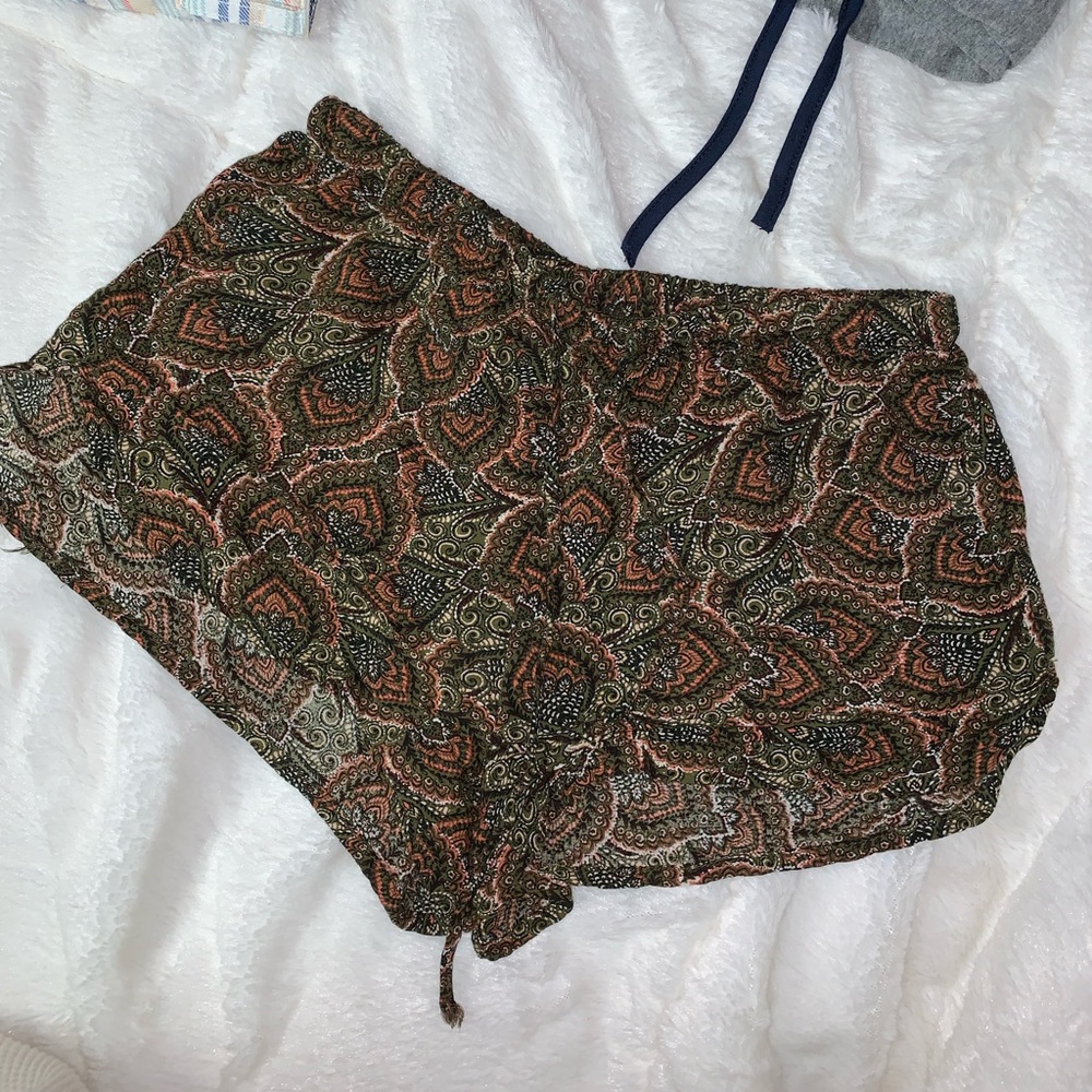 designed flowy shorts